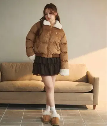 titty&co. 퀼팅 보아 다운