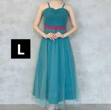 시마무라 안나 엘사 대관식 원피스 디즈니 콜라보 L 사이즈