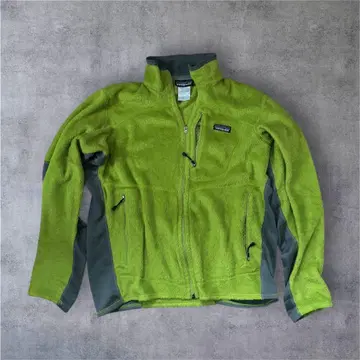레어 Patagonia 플리스 자켓 라임 그린