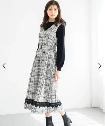 트위드 점프 스커트 / MISCHMASCH