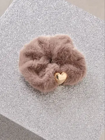 스나이델 퍼 빅 스크런치 그레이 퍼 하트 그레이지