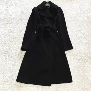 로렌 랄프 로렌 가운 코트 롱 캐시미어 울 리본 벨트