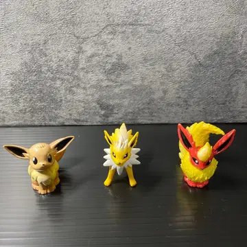 포켓몬 피규어 14 #초대 이브이, 썬더, 부스터 3체 레어