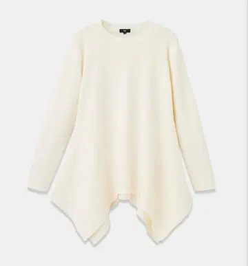 [택 포함 새상품] PLST 코튼 블렌드 불규칙 밑단 스웨터