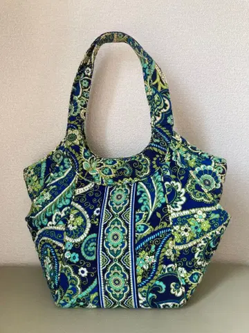 페이즐리 무늬 토트백