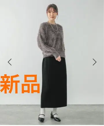 글로벌 워크 페더 풀오버*스커트 SET L 사이즈 미사용 새상품