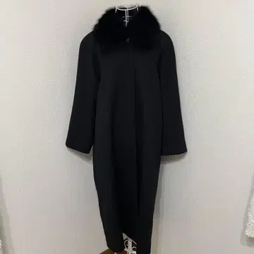 MILANO ITALY 캐시미어 100% 롱 코트 티펫 포함