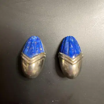 라피스 라줄리 실버 925 귀찌 반돔 아오야마