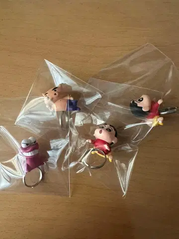 짱구는 못말려(크레용 신짱) 키링 4개 세트