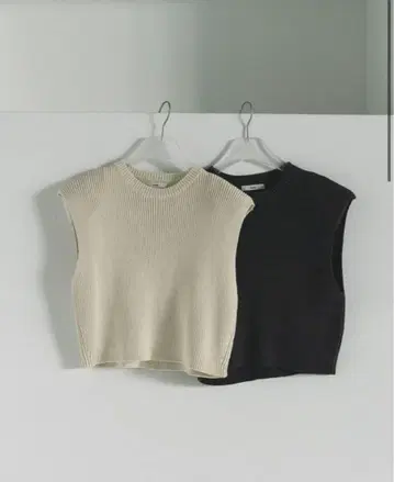 anuke Padin Knit Tanktop 브라운