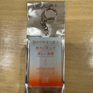 게스의 극민 오토메 리릭 키링 sad but sweet