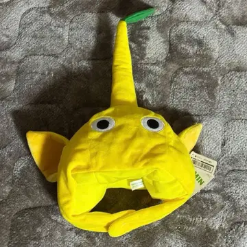 피크민 코스튬 모자 옐로우 컬러