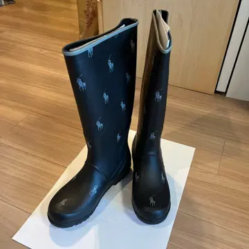 랄프 로렌 로고 레인 슈즈 23.5cm