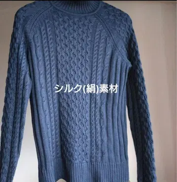 Brooks Brothers 실크 스웨터 네이비 S