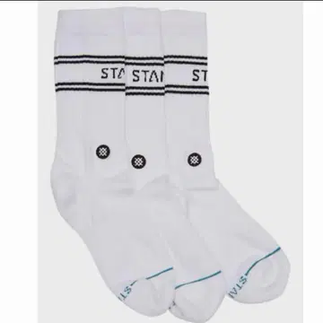 STANCE 스탠스 베이직 3팩 크루 삭스