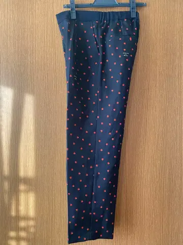 pommeraie de Mudeuil 네이비 도트 팬츠