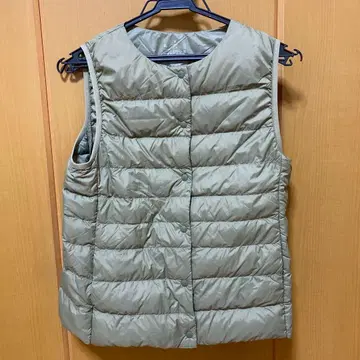 경량 다운 노카라 베스트 S 사이즈