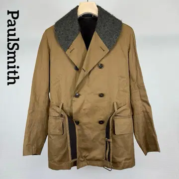 PaulSmith 폴스미스 숄카라 코트 알파카 모헤어 절개