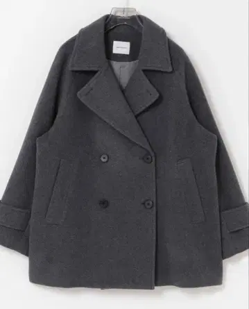 택 포함 미사용 새상품 슈퍼100 멜톤 P코트