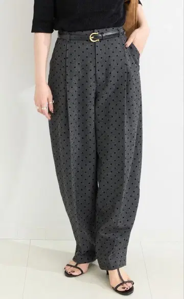 택 포함 B.C STOCK 트윌 도트 형태 팬츠