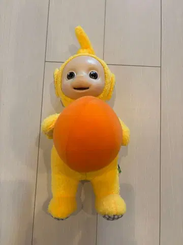 텔레토비즈 봉제 인형 오렌지색 공 포함
