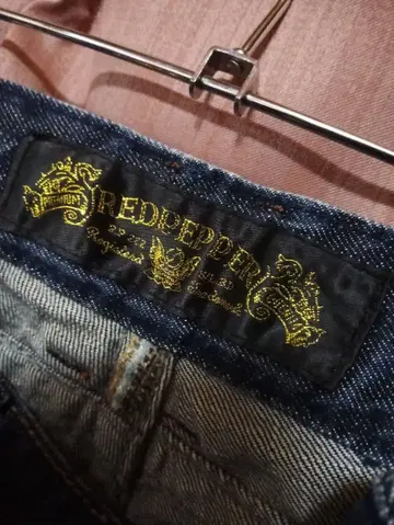 RED Pepper 레드페퍼 자수 데님 플레어 팬츠