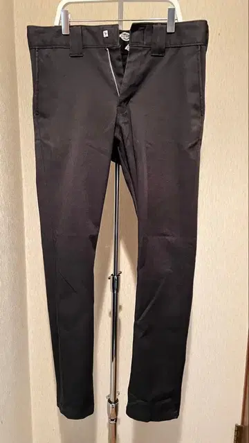 디키즈 28인치 스트레치 내로우 팬츠 블랙 치노 팬츠