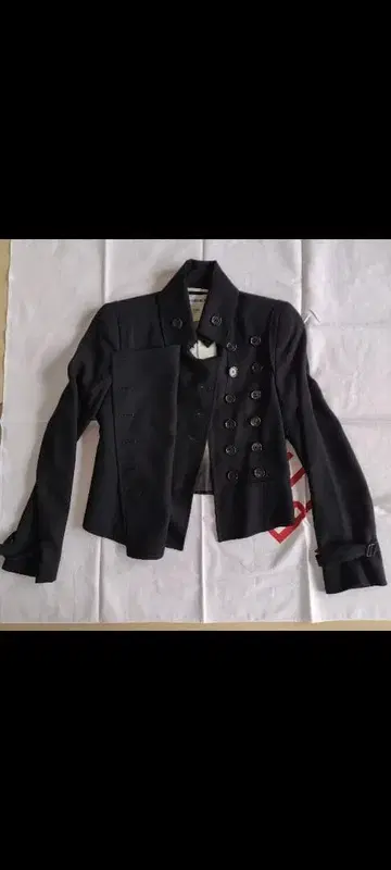 ANN DEMEULEMEESTER 더블 테일러드 자켓 36