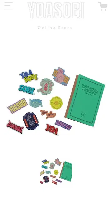 [ 판매종료 ] YOASOBI book sticker 4 1