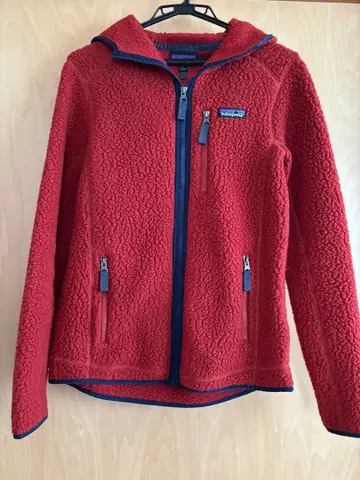 파타고니아 여성용 플리스 후드티 사이즈 S 레어 모델 레트로 파일