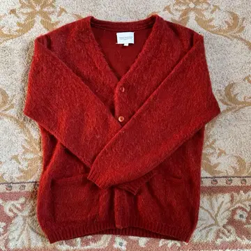 새상품급 URBAN RESEARCH 모헤어 혼방 V넥 가디건 M