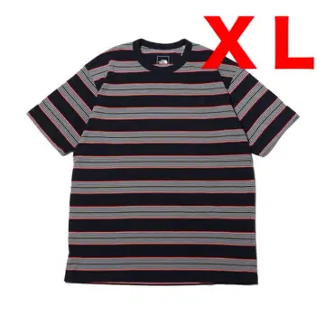 새상품급 MULTI BORDER TEE AVIATOR NAVY