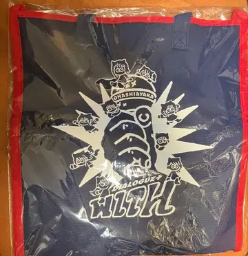 DIALOGUE+ WITH 혜택 파이핑 숄더 토트 네이비