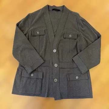 La Copains 카키에 가까운 그레이 테일러드 자켓