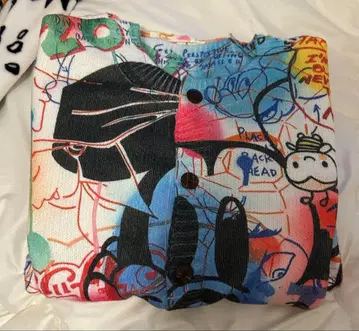 미키 미니 그래픽 가디건