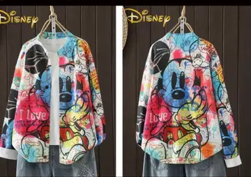 미키 미니 그래픽 가디건