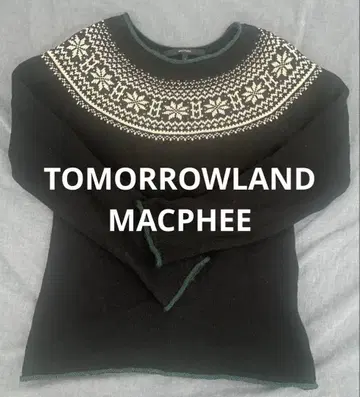 [ TOMORROWLAND/MACPHEE ] 노르딕 니트 사이즈 1