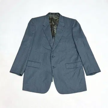 남성용 테일러드 자켓 스트라이프 오피스 캐주얼 이탈리아제 원단