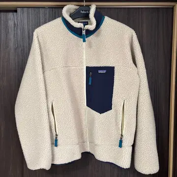 patagonia 플리스 자켓 L 사이즈 크림색