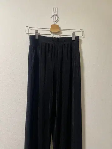 블랙 와이드 팬츠 M 사이즈 2-50