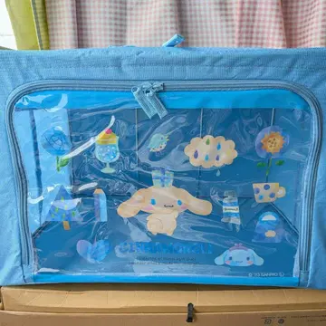 미사용 산리오 시나모롤 시나몬 창문형 수납 박스 BOX 정리