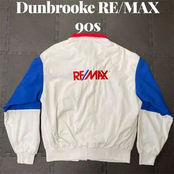 레어 Dunbrooke RE/MAX 기업 블루종 점퍼 80s90s