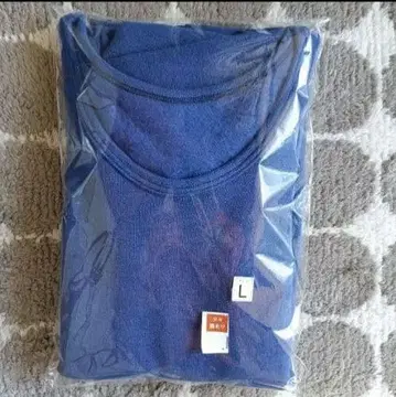 모치하다 여성용 긴팔 블루 L 미사용 새상품 도톰