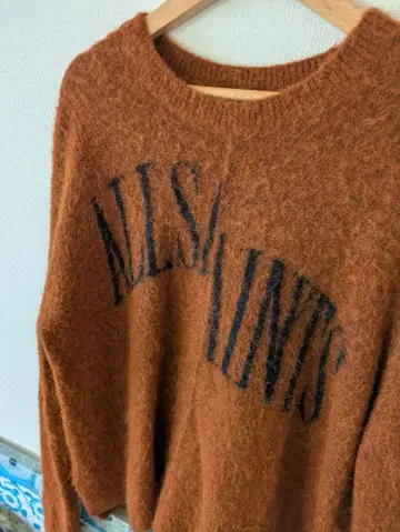 ALLSAINTS 알파카 모헤어 니트 S