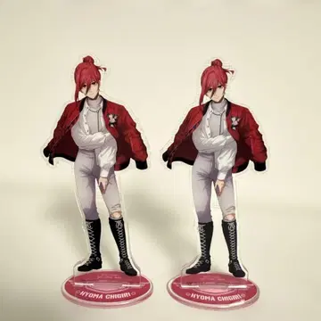 표범 치기리 아크릴 스탠드 2체 세트