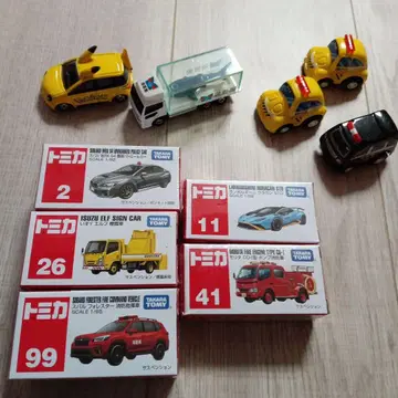 토미카 미니카 복면 순찰차 람보르기니 소방차 표지판차 피카츄카