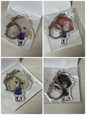 걸즈 앤 판처 BC 자유학원 아크릴 키링