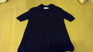 마메쿠로구치 블랙 오부 소매 셔츠