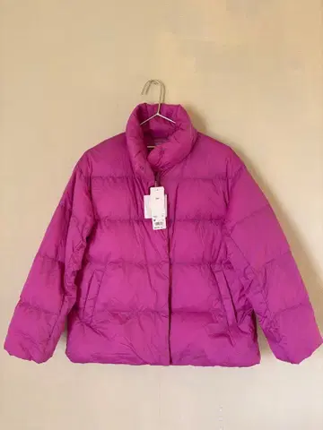 미사용 새상품 UNIQLO 여성용 울트라 라이트 다운 M 핑크