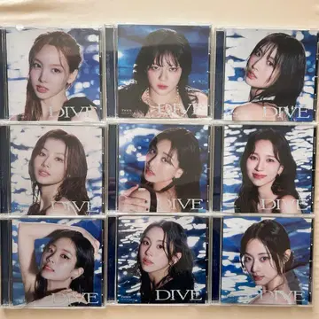 TWICE JAPAN 5th ALBUM DIVE CD 솔로반 9장 세트